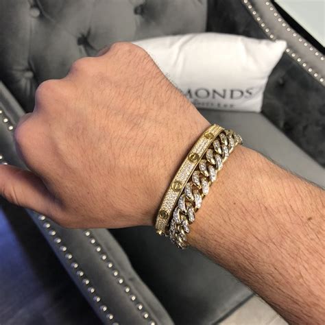 cartier gold bracelet|cartier bracelet gold for men.